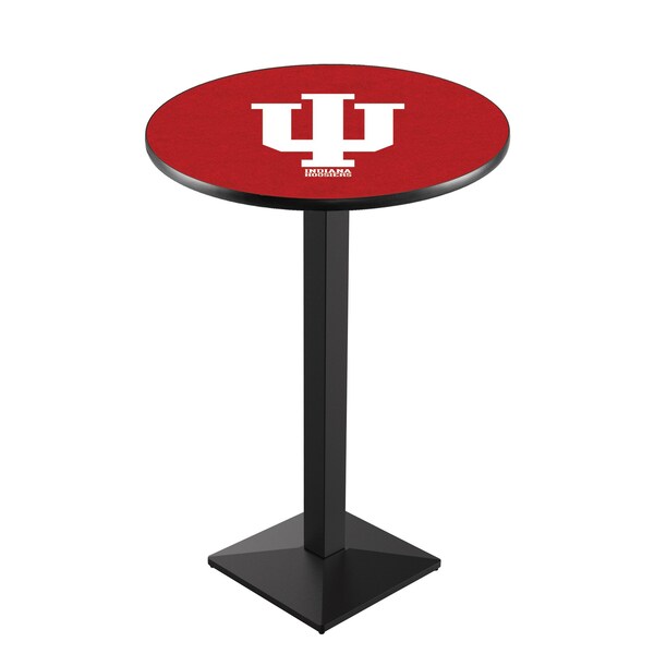 42" Blk Wrinkle Indiana Pub Table